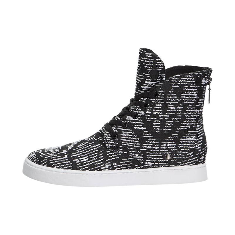 Supra JOPLIN Sneaker High Damen Schwarz Weiß Online Kaufen SDVJK6758